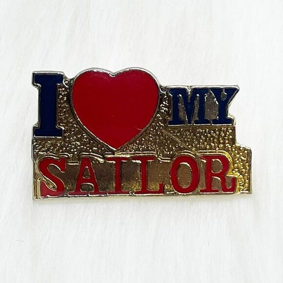 Vintage Jewelry - 🔮 5/$25 Vintage I Love My Sailor‎ Pin